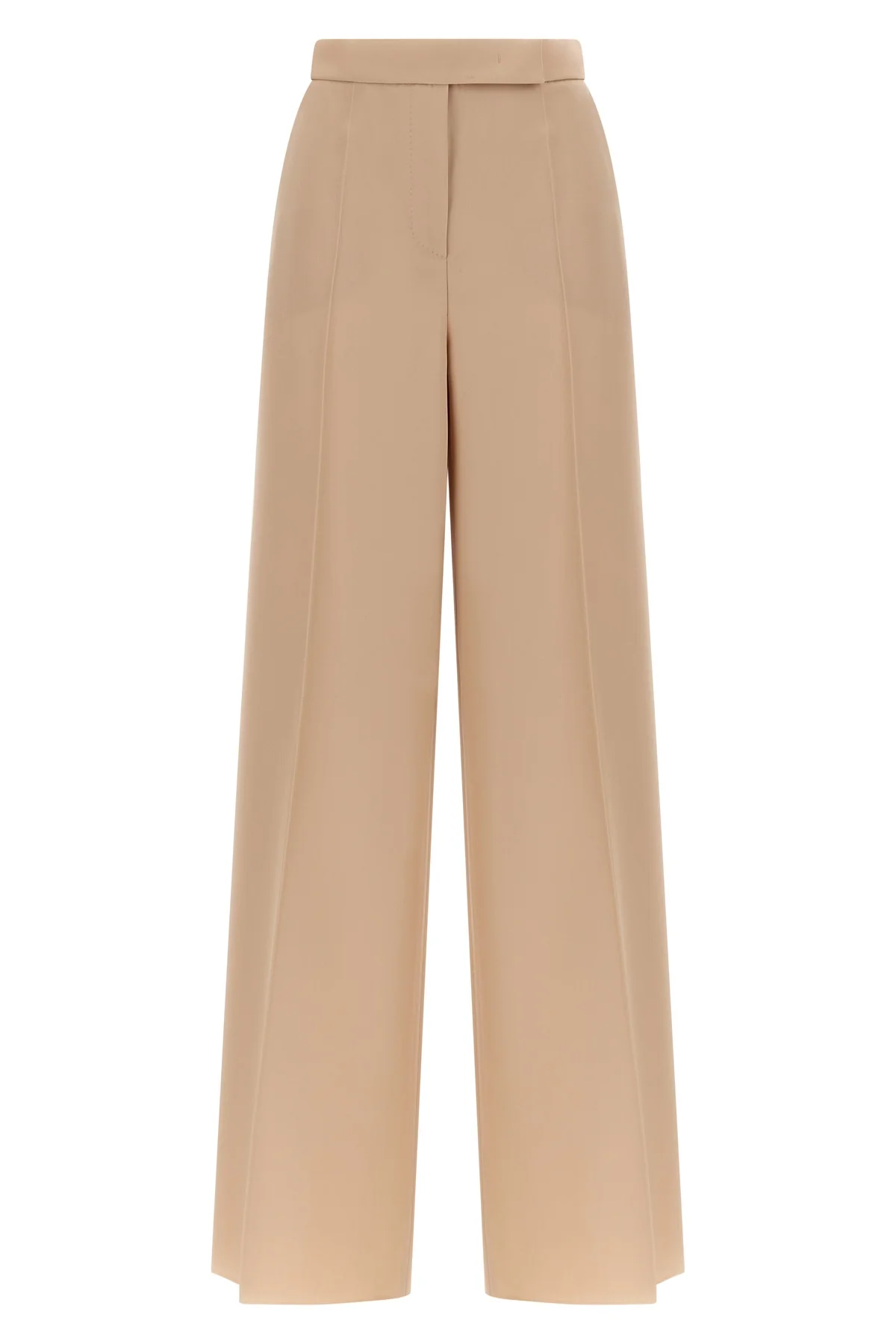 high-waisted ninfa wool gabardine pants