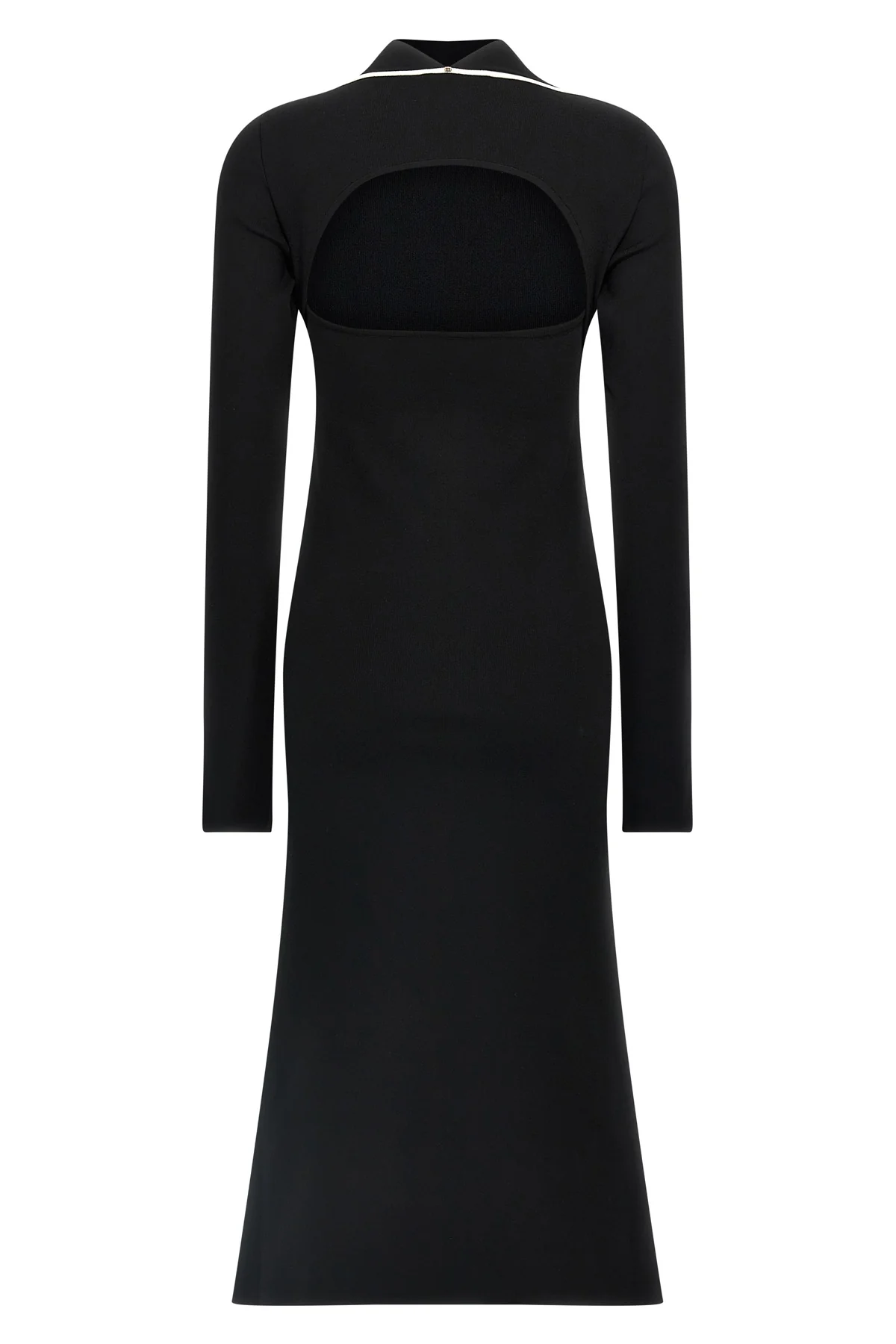 operoso midi dress in viscose blend crepe knit