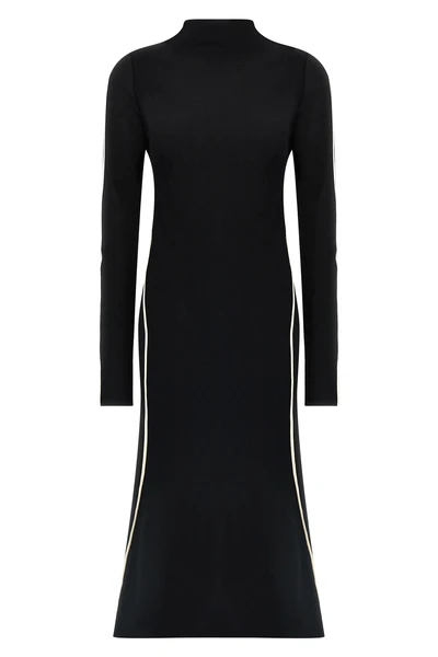operoso midi dress in viscose blend crepe knit