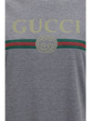 cotton and silk jersey printed t-shirt