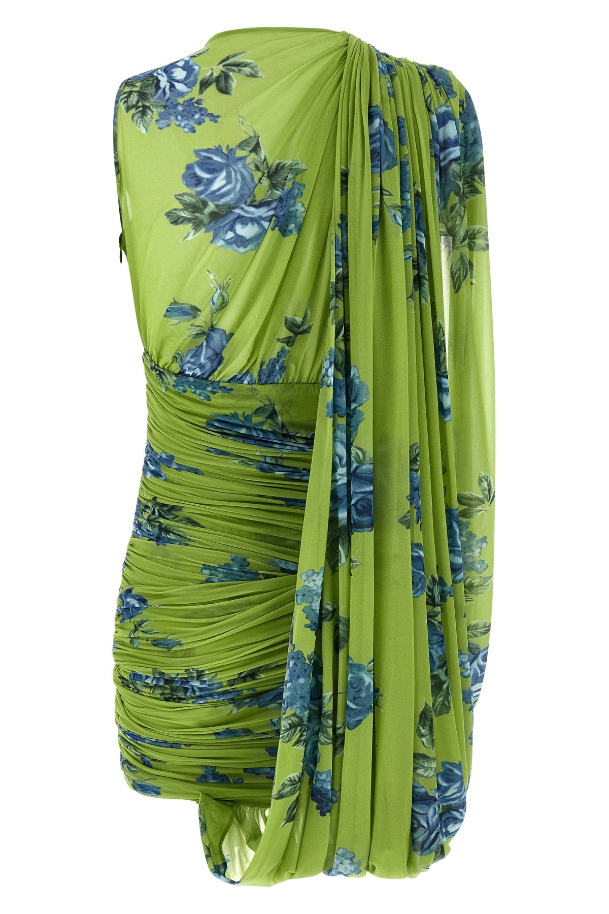 MAGDA BUTRYM 38 pf25 dress 24 midi dress in semi-transparent and stretch fabric