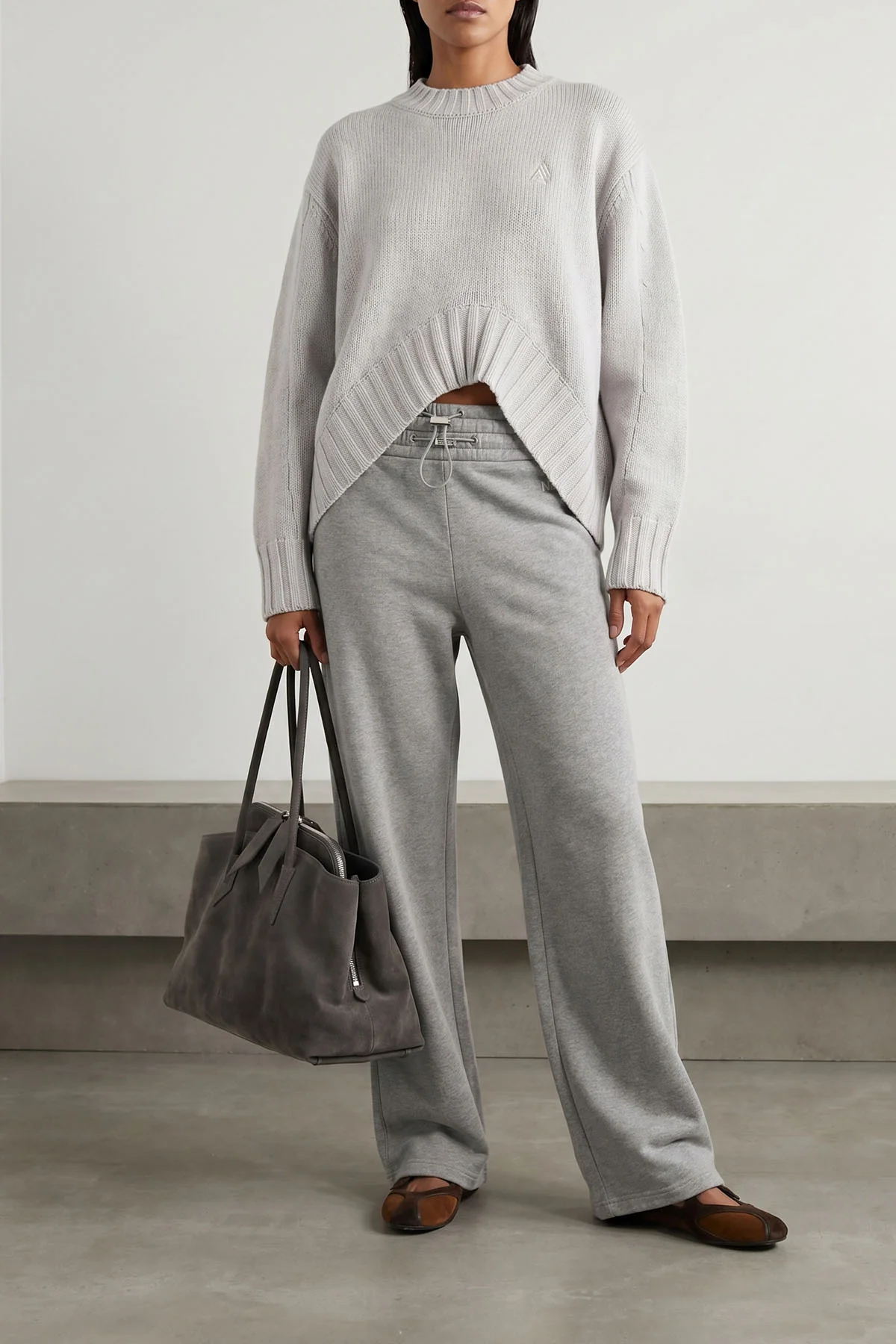 THE ATTICO OS the the attico la passeggiata medium shoulder bag defines a new structural nar