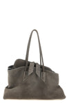 the the attico la passeggiata medium shoulder bag defines a new structural nar
