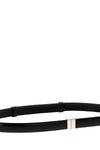 shiny patent leather belt