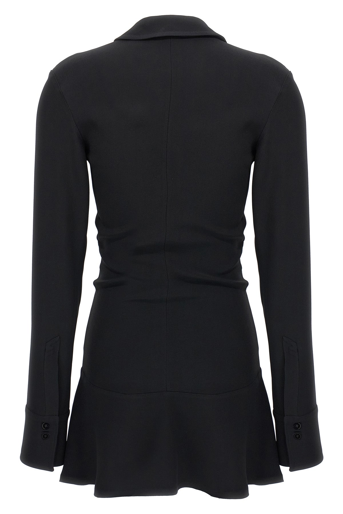 THE ATTICO 38 cady polo shirt mini dress