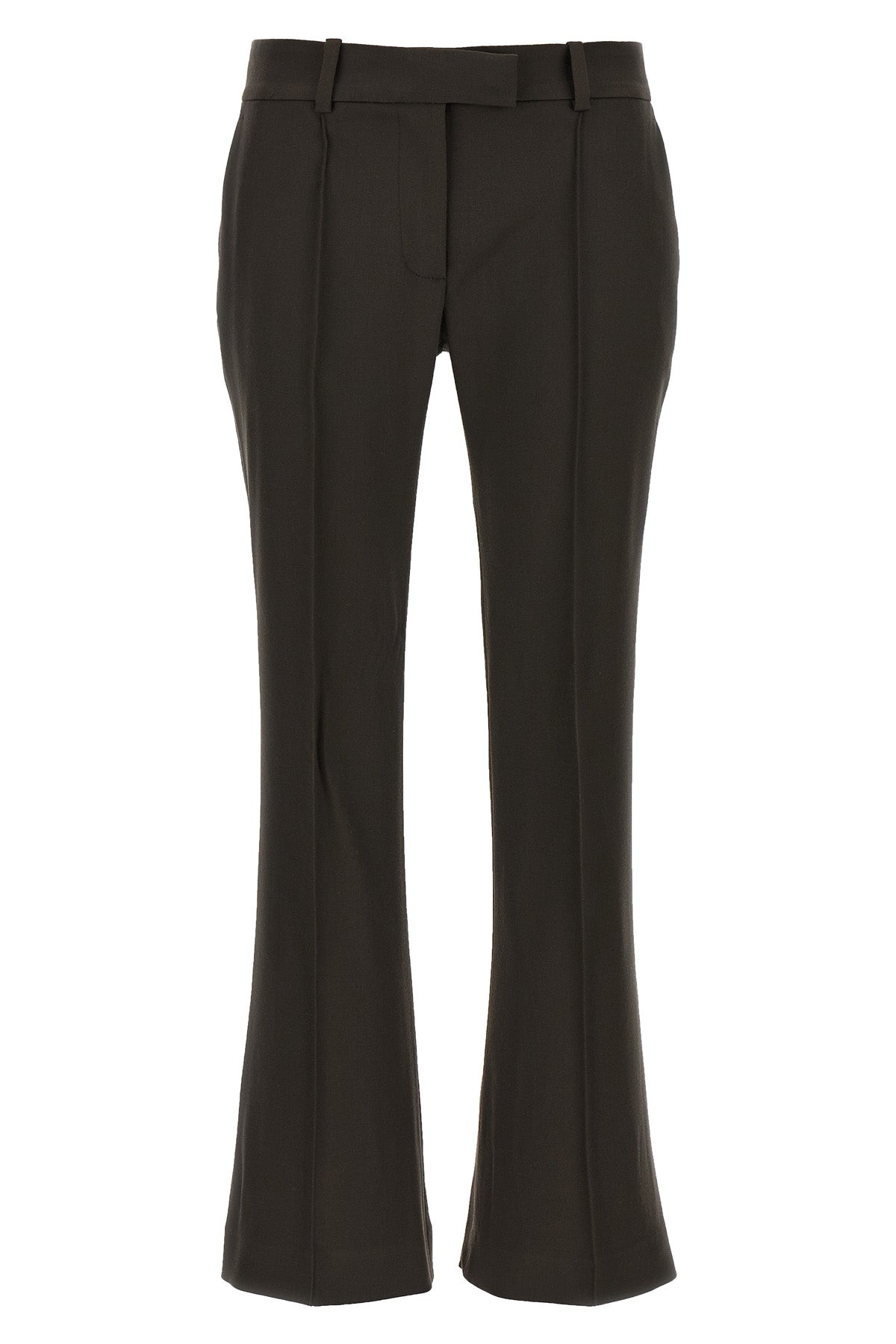 THE ATTICO 38 stretch wool gabardine trousers