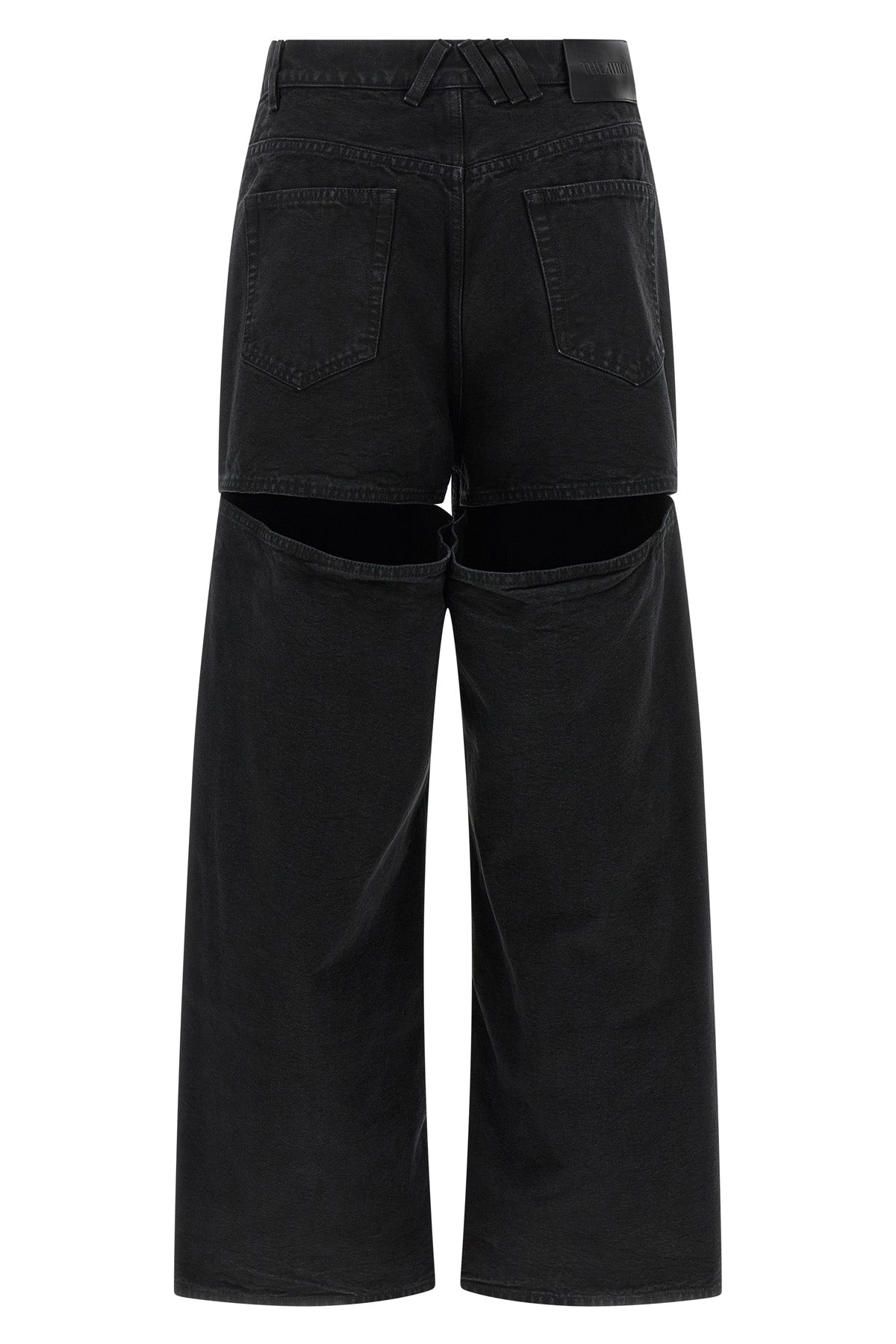 THE ATTICO 26 garment-dyed cotton denim jeans