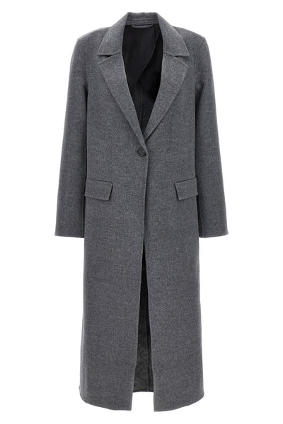 classic doublé unlined wool coat