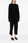 double-knit wool and cashmere blend sweater