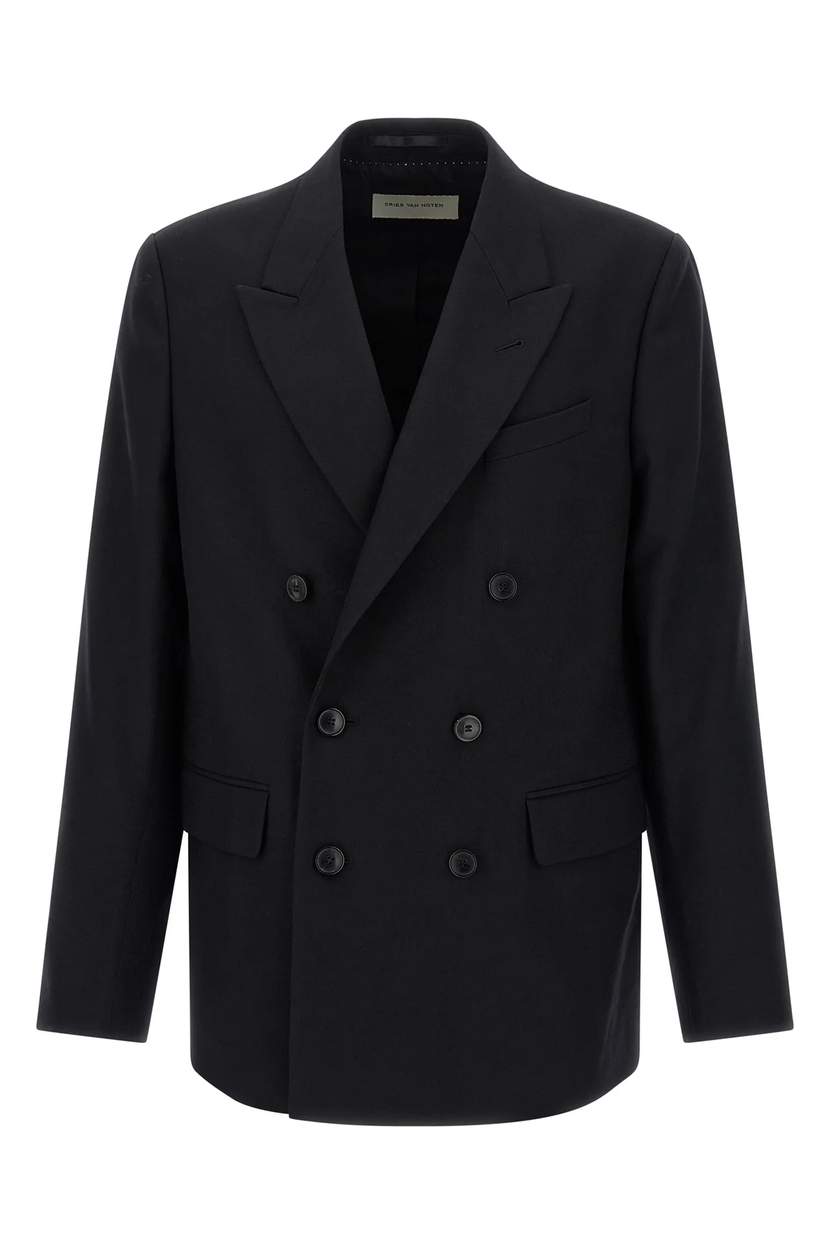 DRIES VAN NOTEN 50 buforden double-breasted wool blazer
