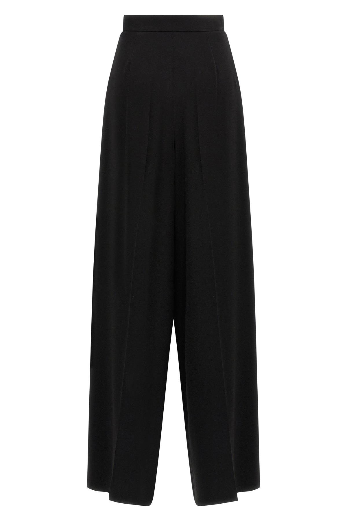 MAX MARA 44 laccato palazzo pants