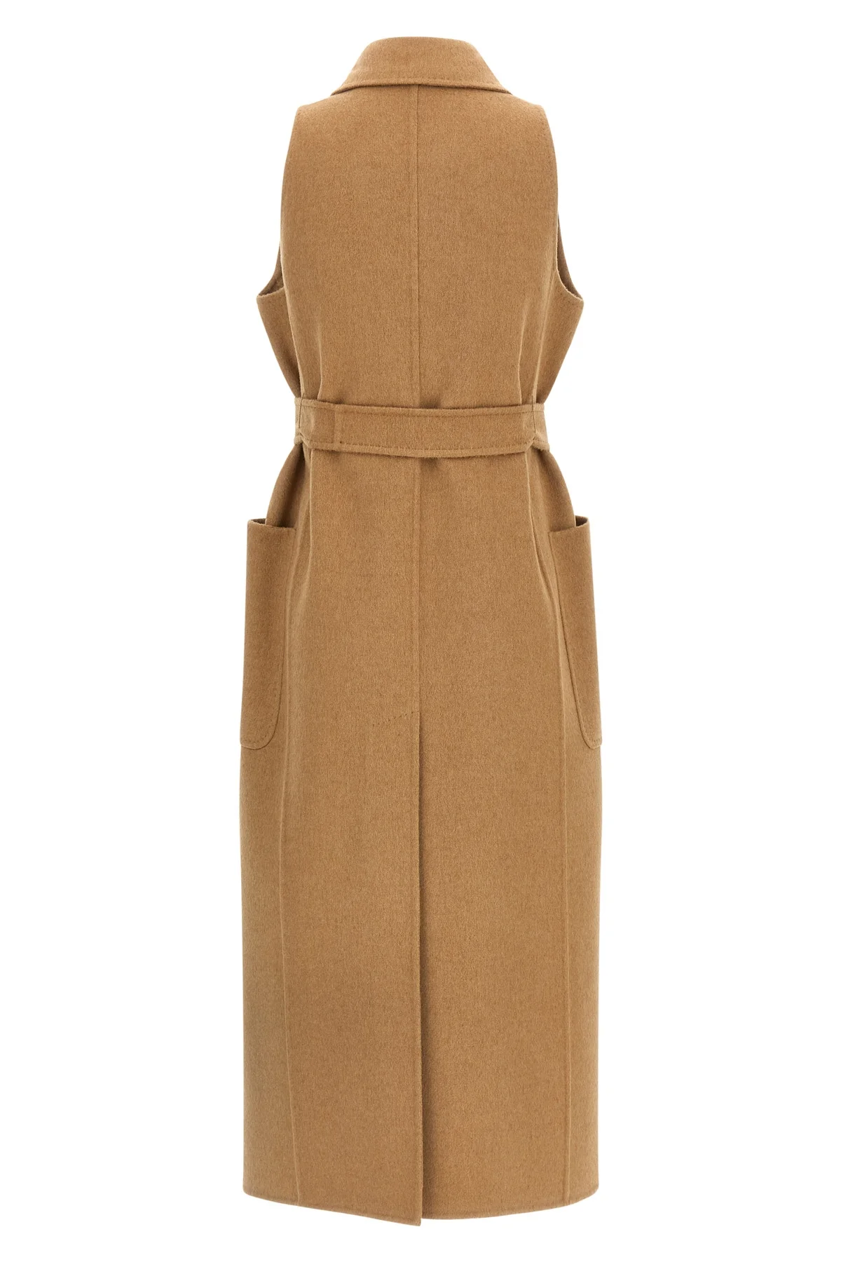 berlina1234 coat in double drap of hand-stitched baby camel