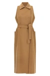 berlina1234 coat in double drap of hand-stitched baby camel