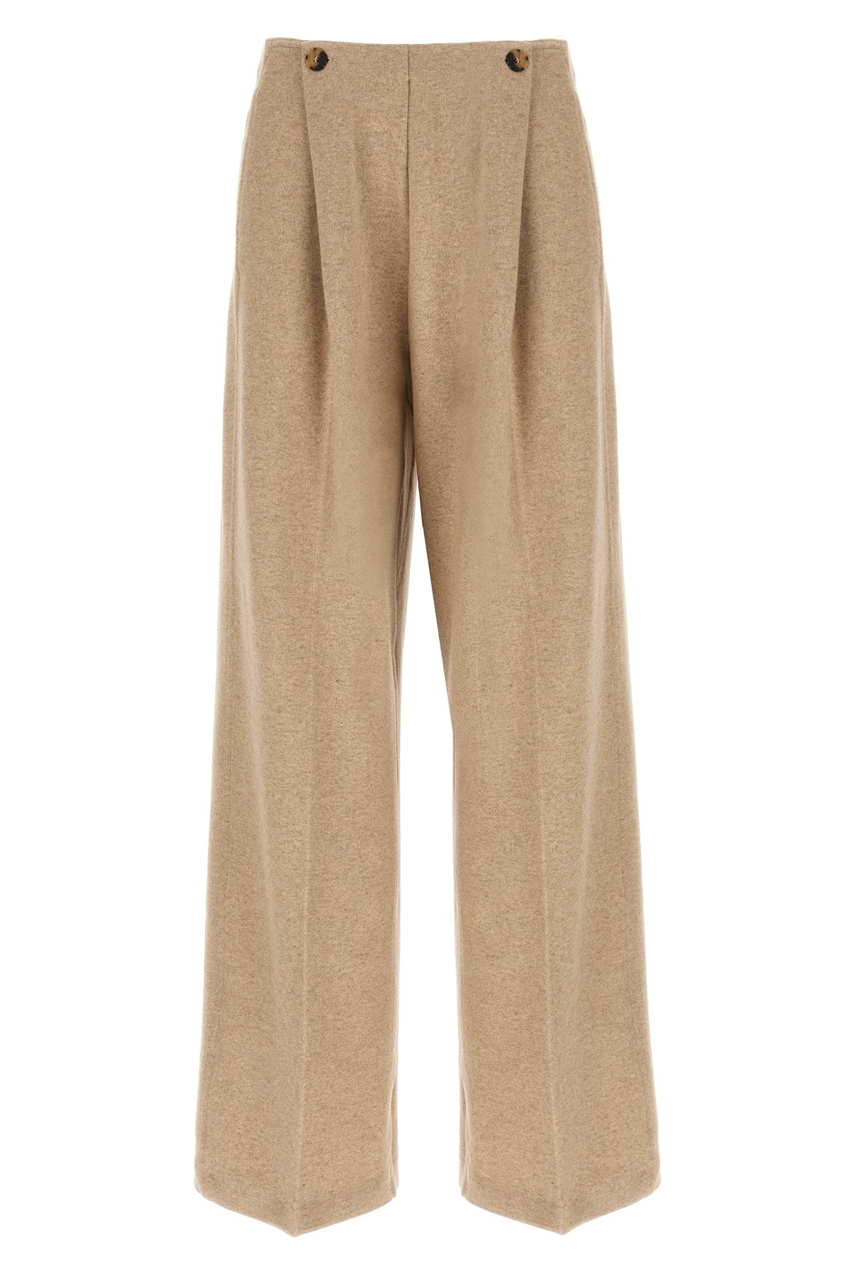 MAX MARA L micenea stretch mélange cashmere flannel pants