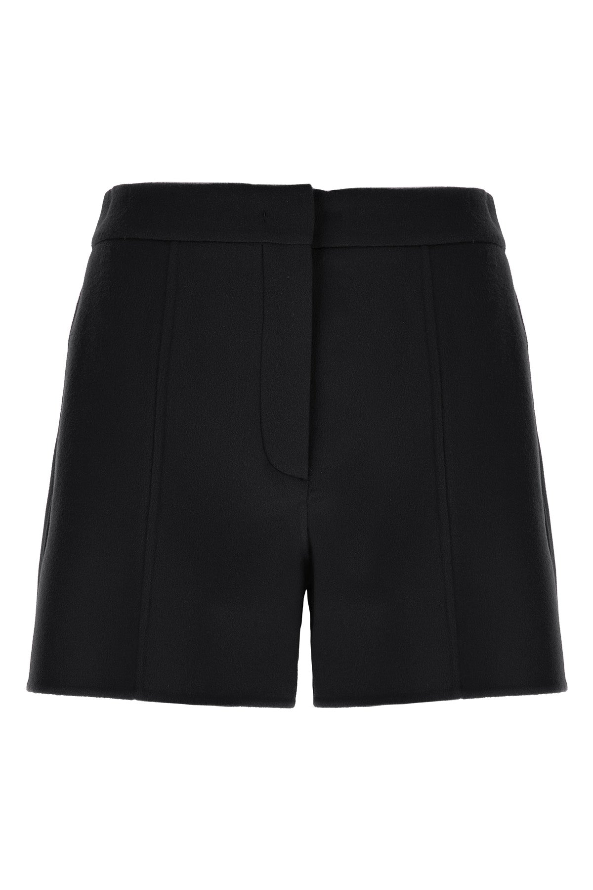 SPORTMAX 38 buono shorts in pure wool double