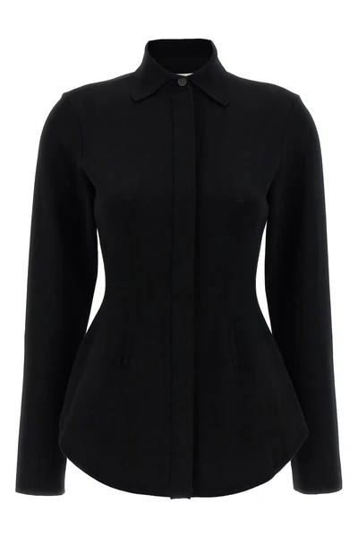 baffo1234 stretch viscose knit shirt