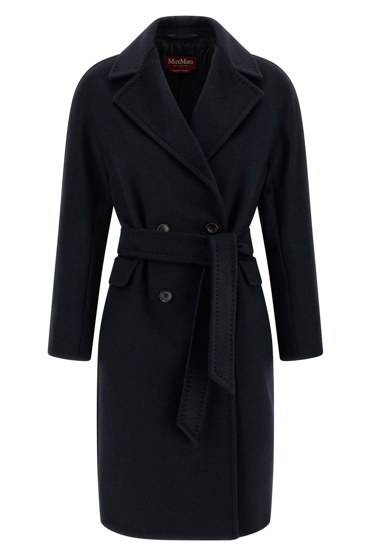 MAX MARA STUDIO 44 panteon midi coat in pure cashmere