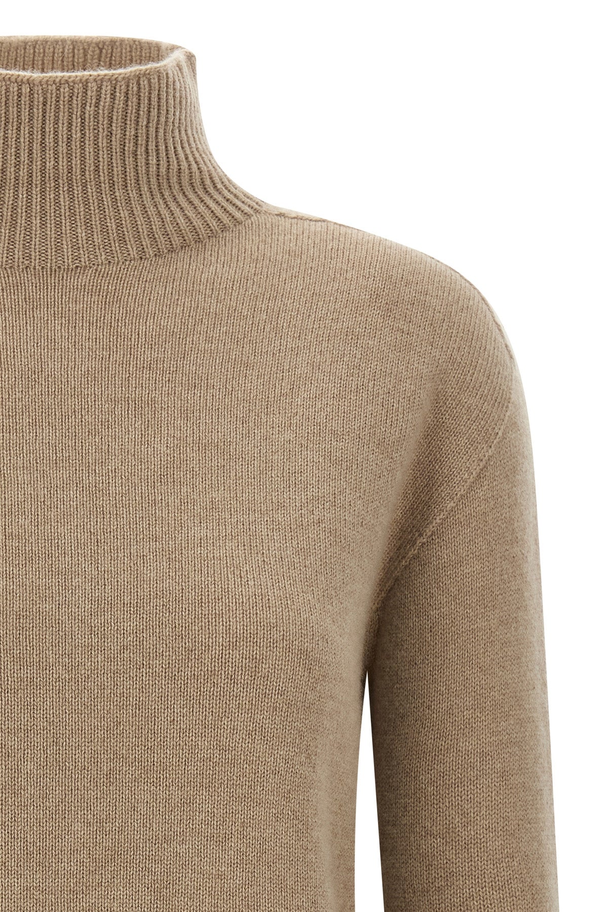 quercia turtleneck sweater in pure cashmere yarn