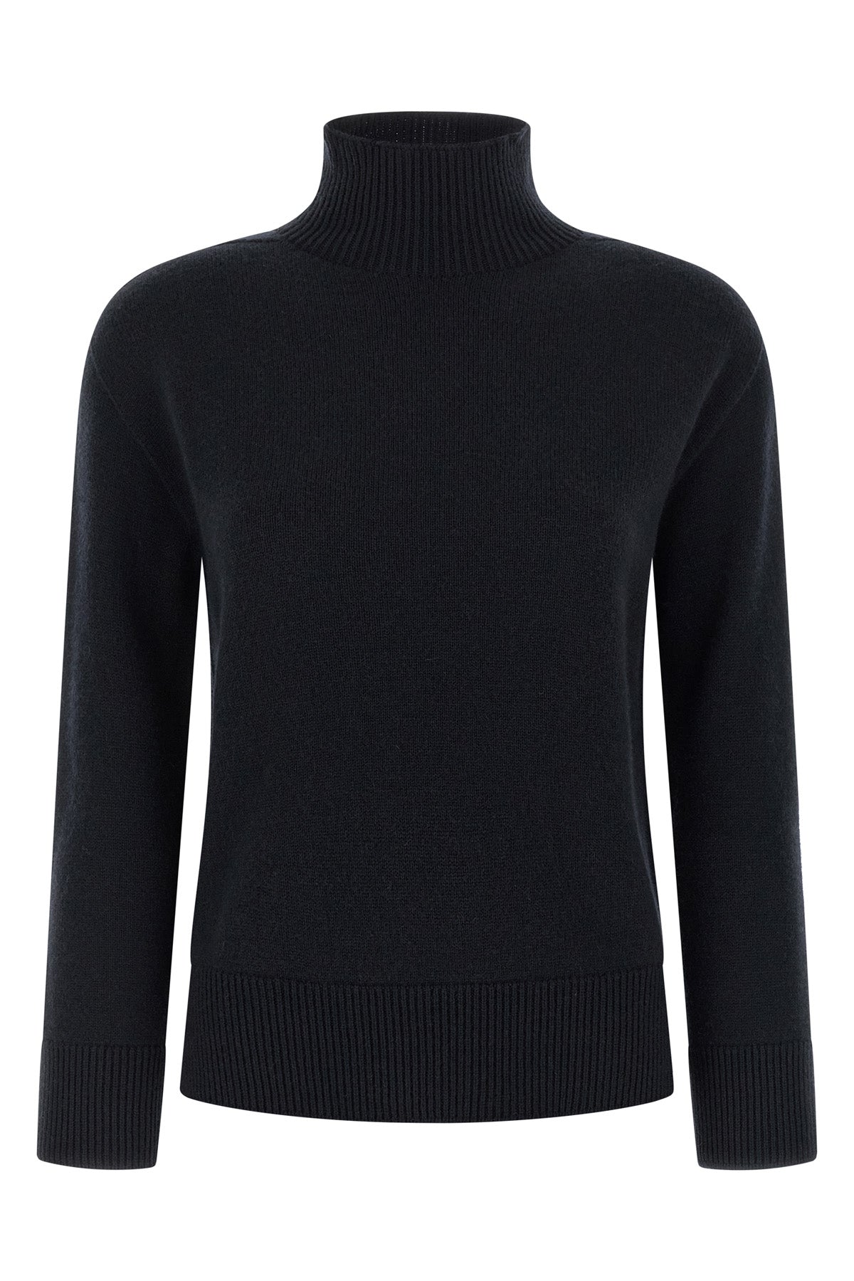 quercia turtleneck sweater in pure cashmere yarn