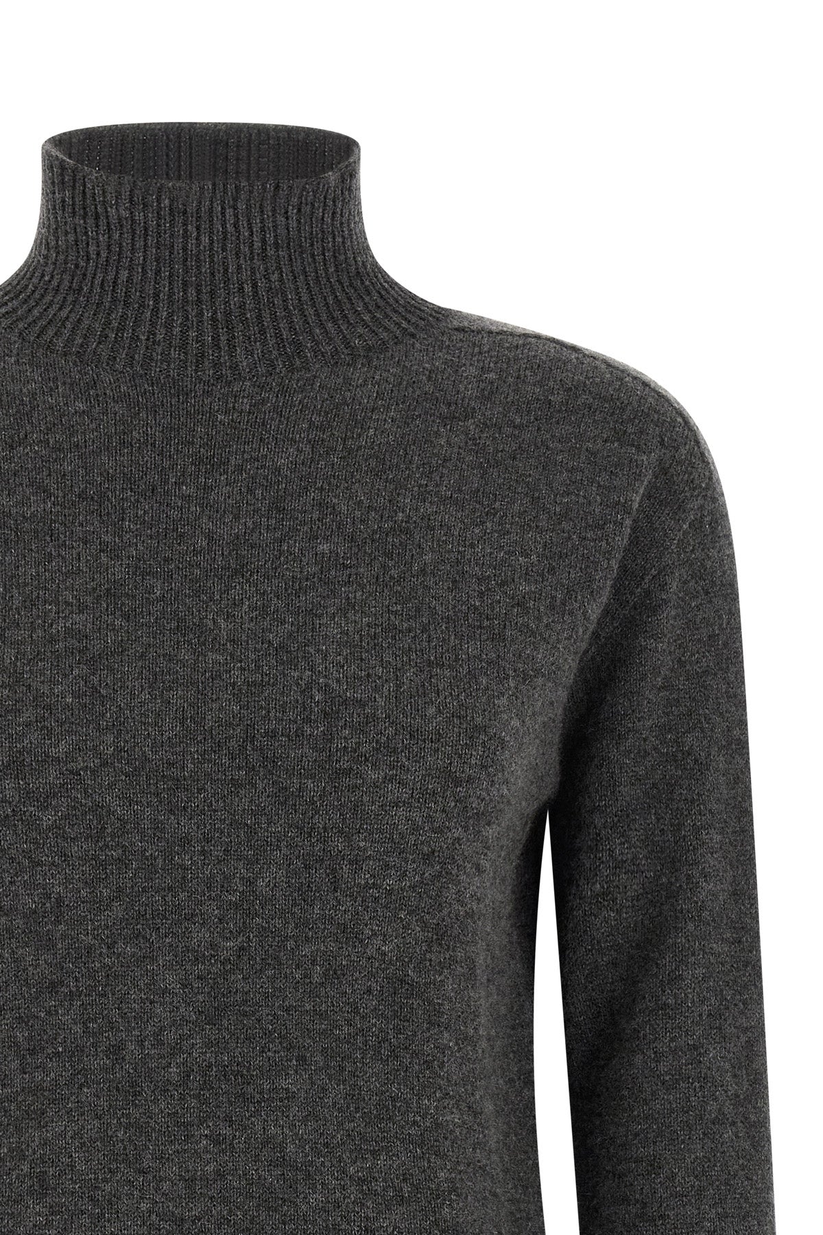 quercia turtleneck sweater in pure cashmere yarn