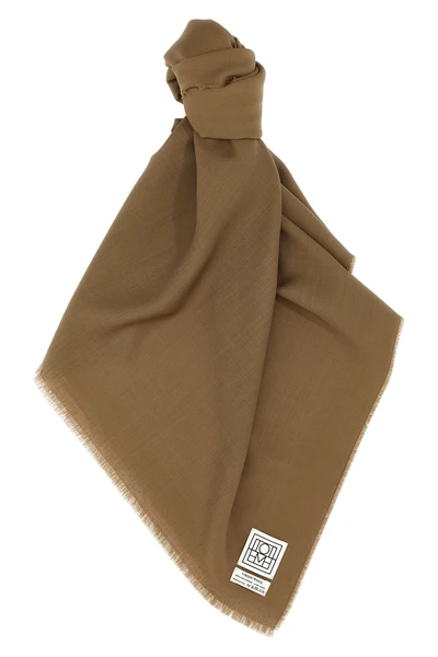 extra light mercerized wool scarf