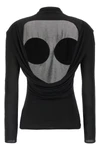 semi-transparent lightweight jersey sweater