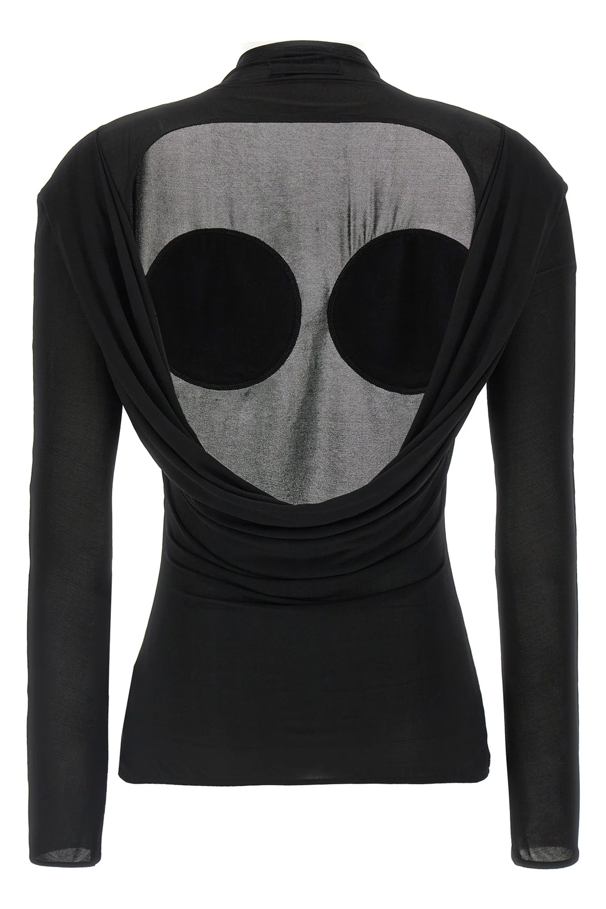 semi-transparent lightweight jersey sweater