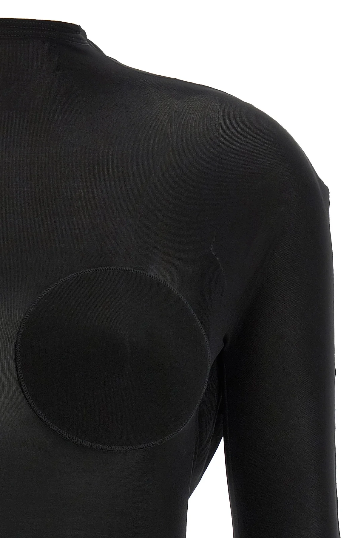 semi-transparent lightweight jersey sweater