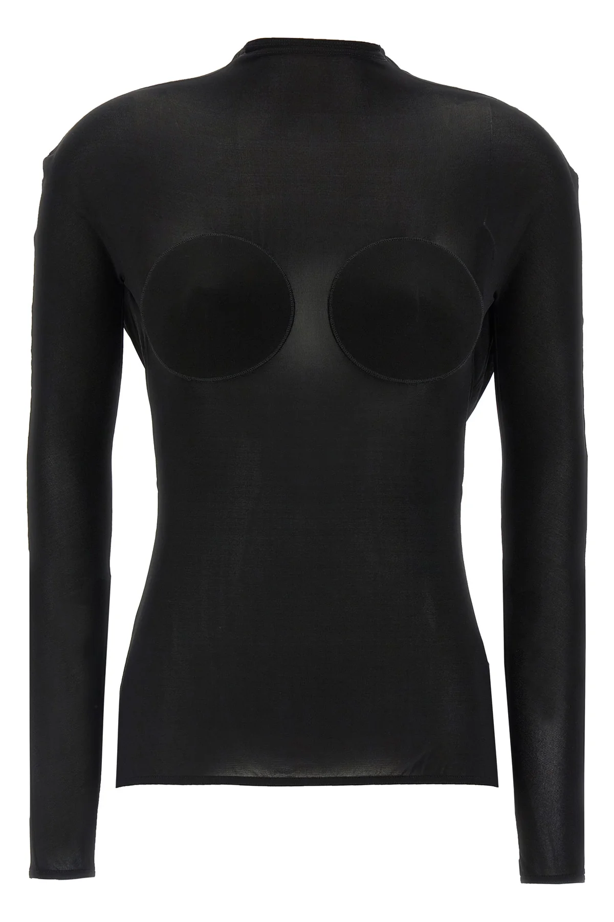 semi-transparent lightweight jersey sweater