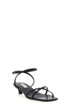 letaher crossover leather sandals