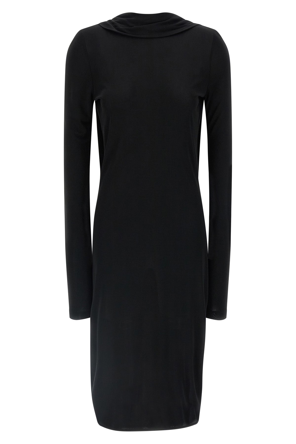 TOTEME 34 cocoon cape viscose midi dress