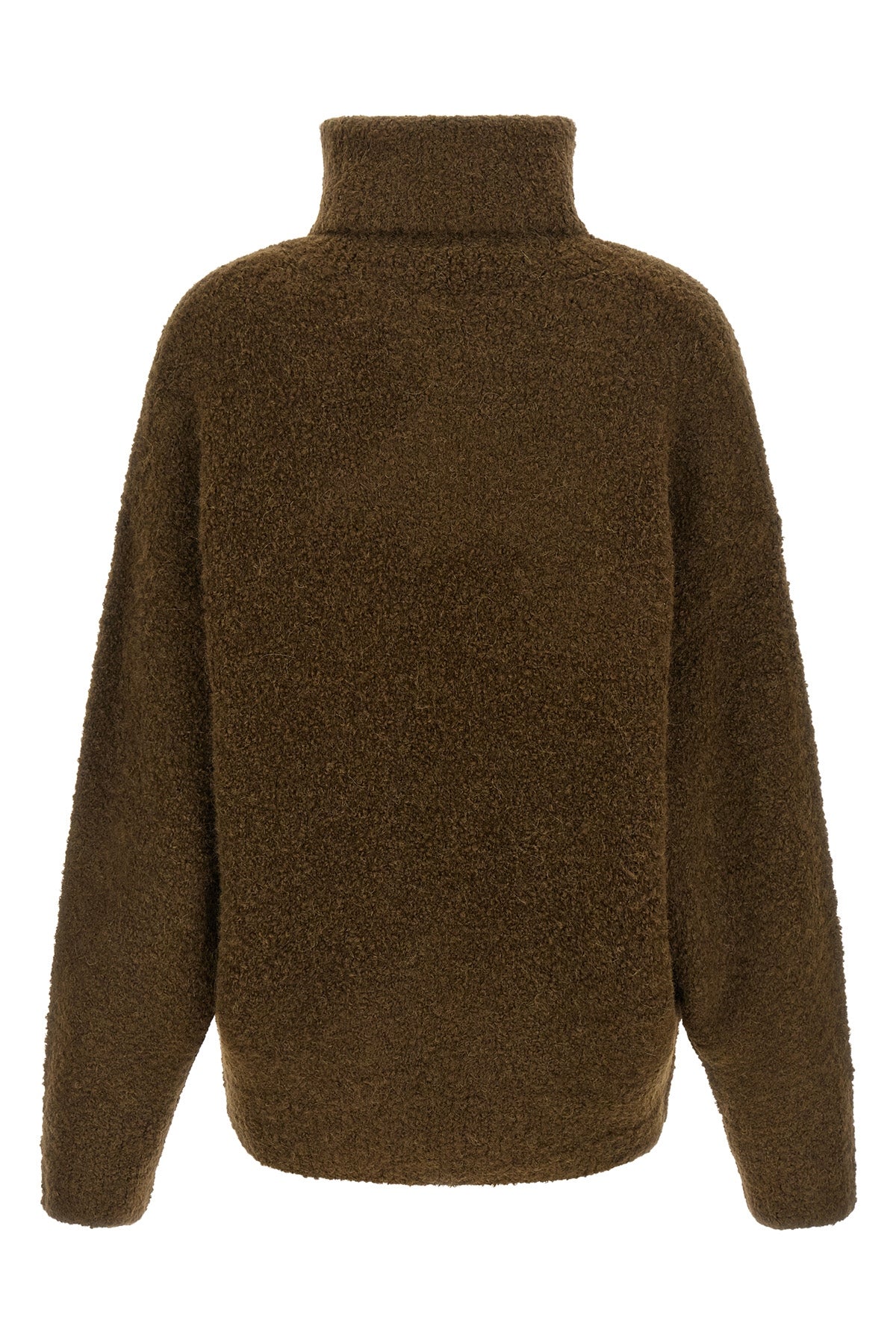 TOTEME XS alpaca blend bouclé turtleneck sweater
