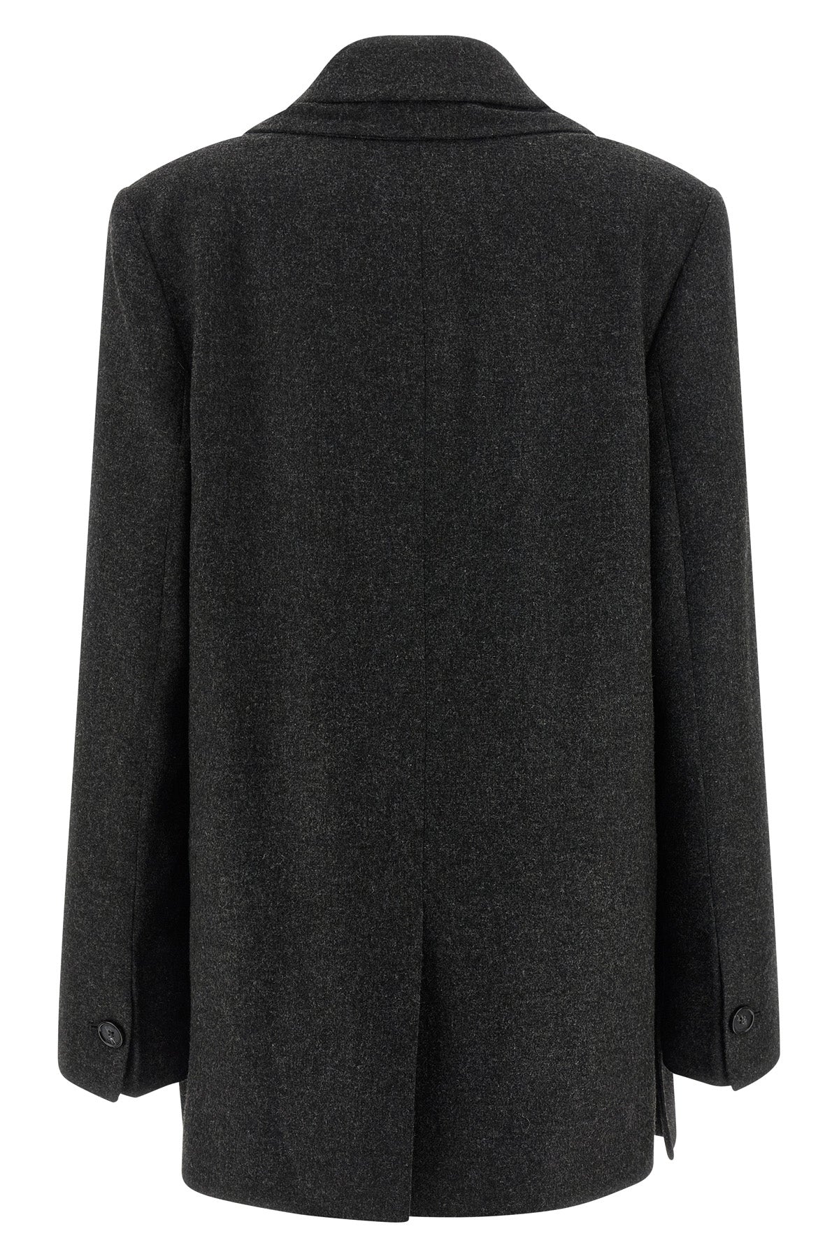 blazer in lightweight mélange flannel