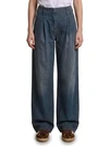 medium wash cotton pants
