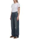 medium wash cotton pants