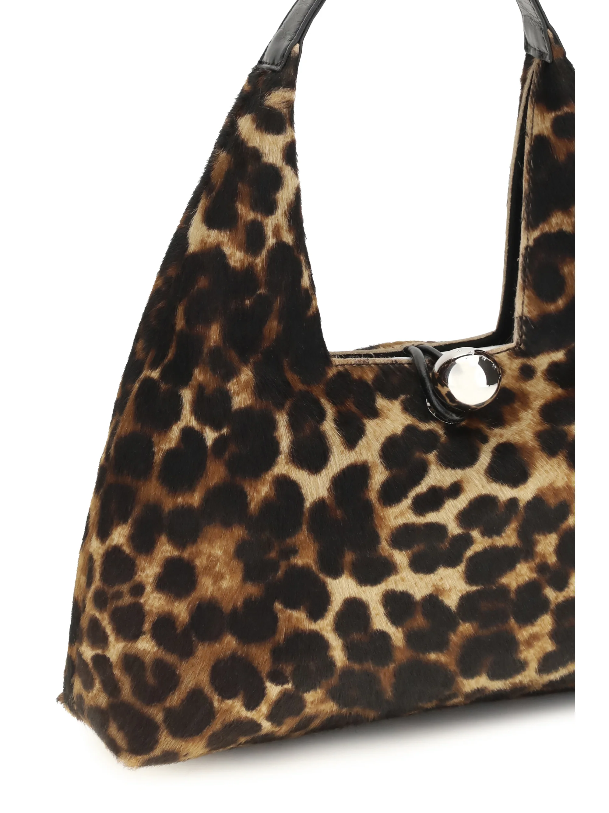 small trapeze leopard handbag