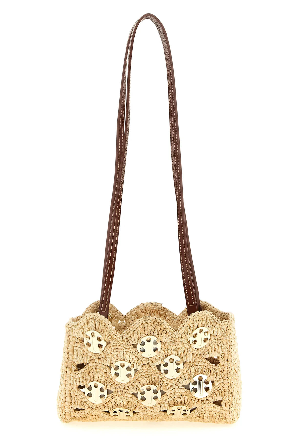 1969 shoulder bag in natural raffia