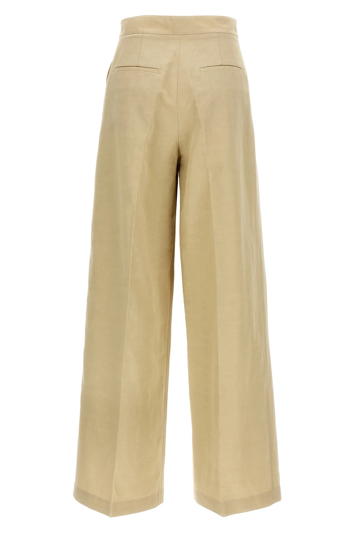 cotton and linen blend pants