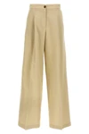 cotton and linen blend pants