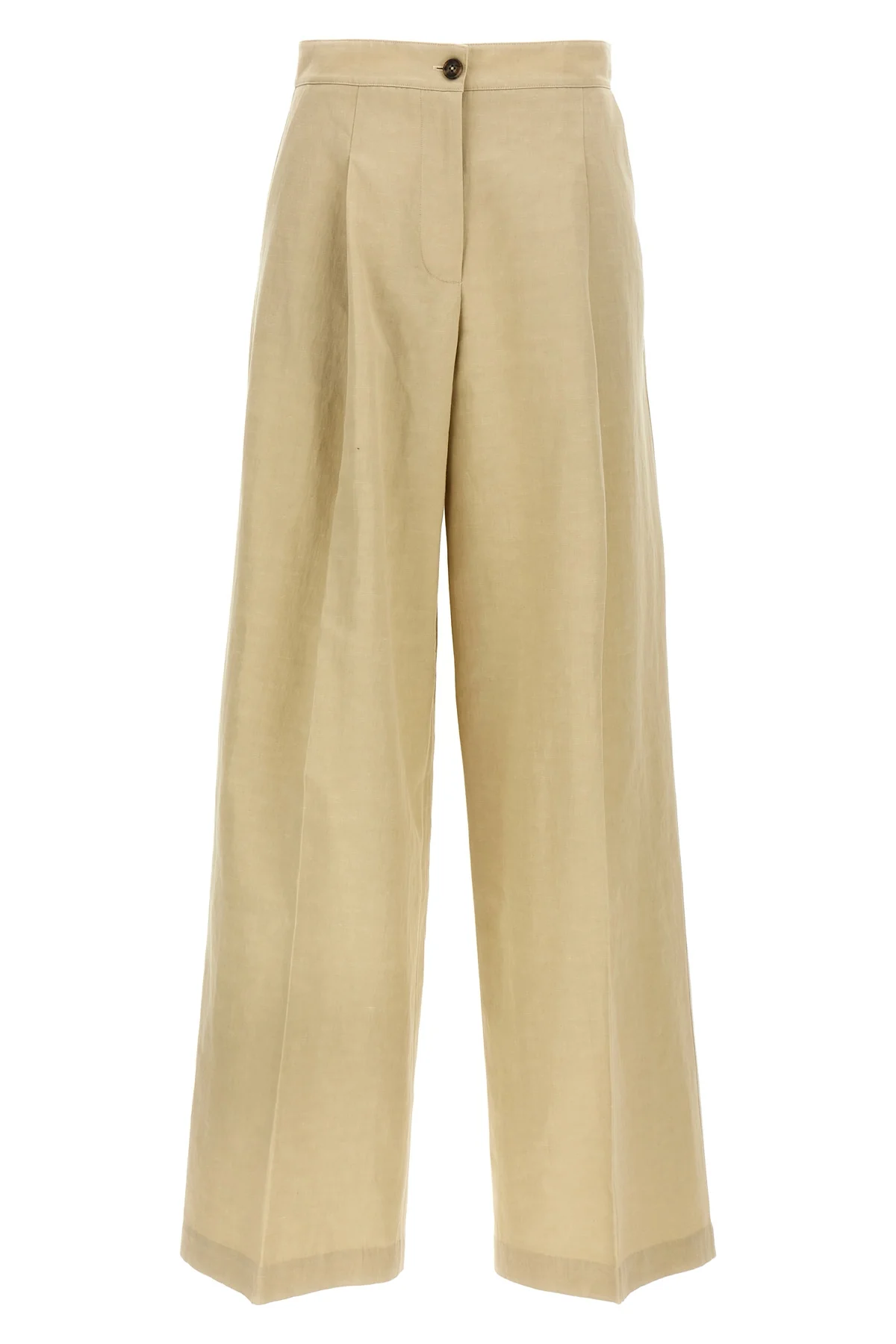 cotton and linen blend pants