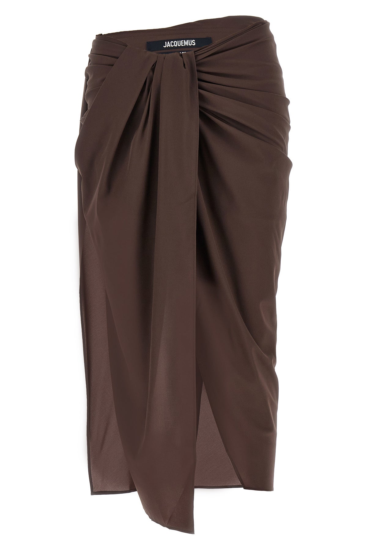 JACQUEMUS 34 le jupe paréo midi skirt in lightweight