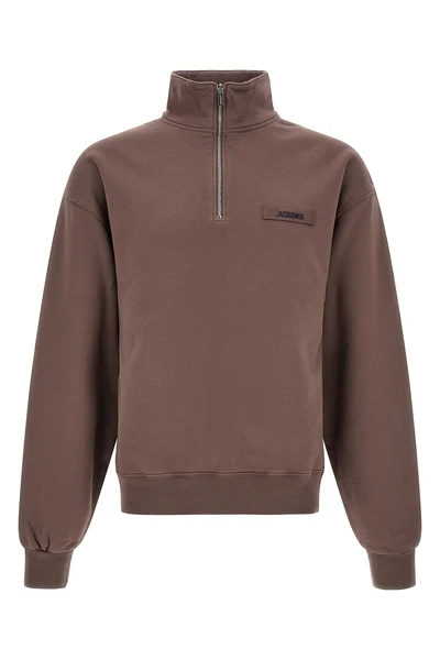 the jacquemus le camionneur gros-grain sweatshirt