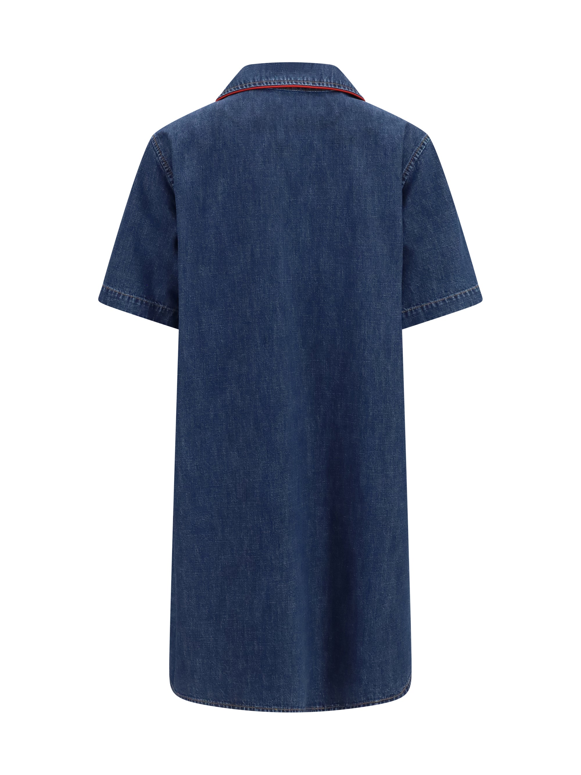 VALENTINO 42 chambray denim dress