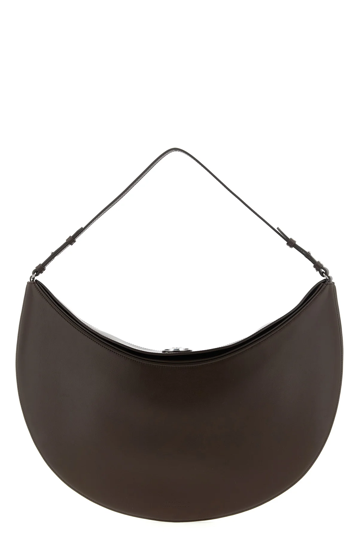 le sac ovalo leather shoulder bag