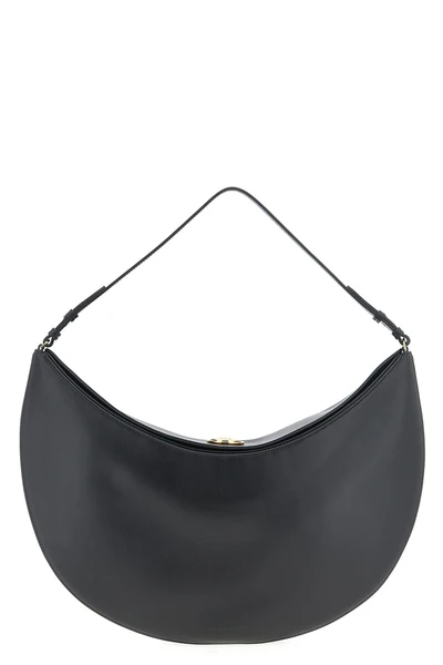le sac ovalo leather shoulder bag