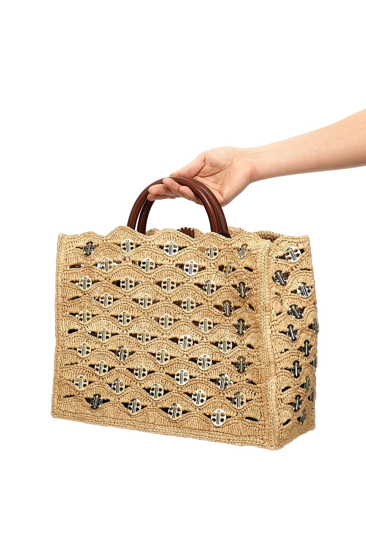 1969 raffia handbag