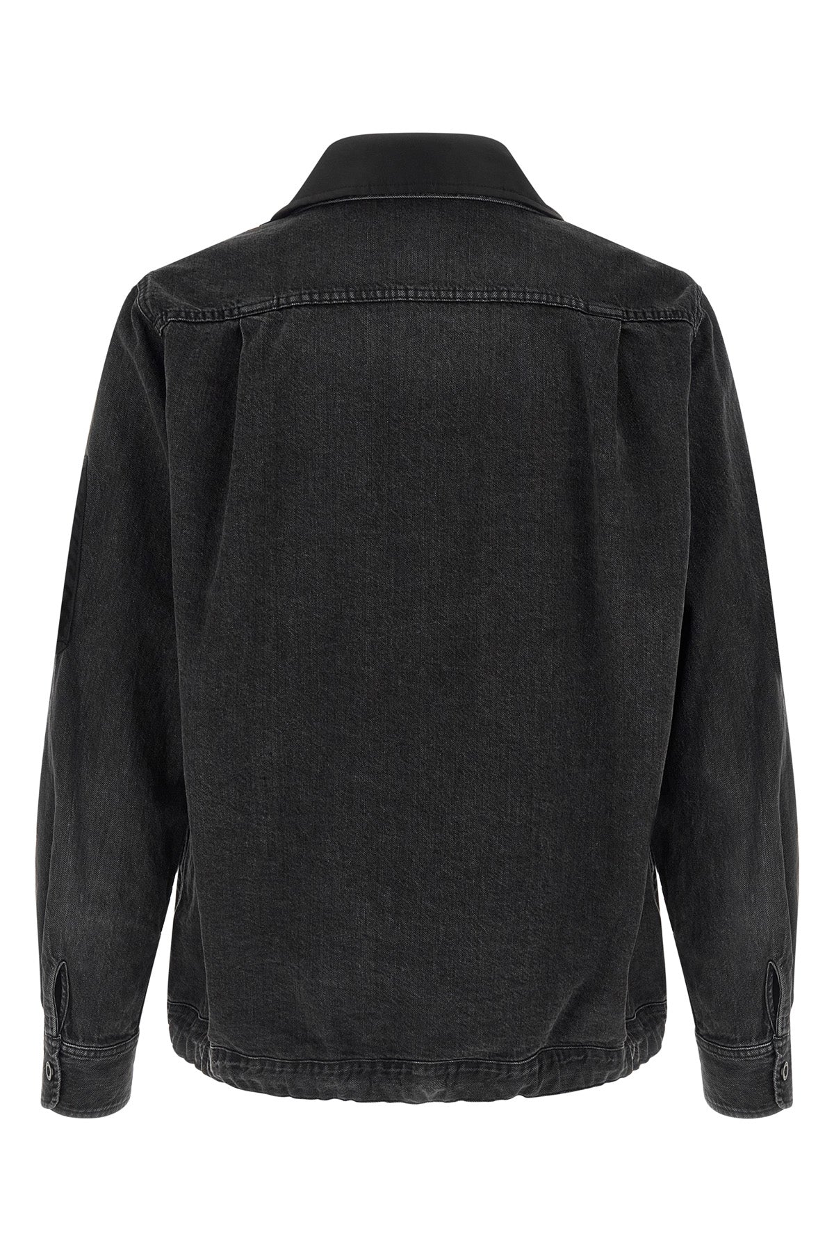 garment-dyed cotton denim jacket