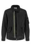garment-dyed cotton denim jacket