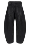 stone-washed cotton denim jeans