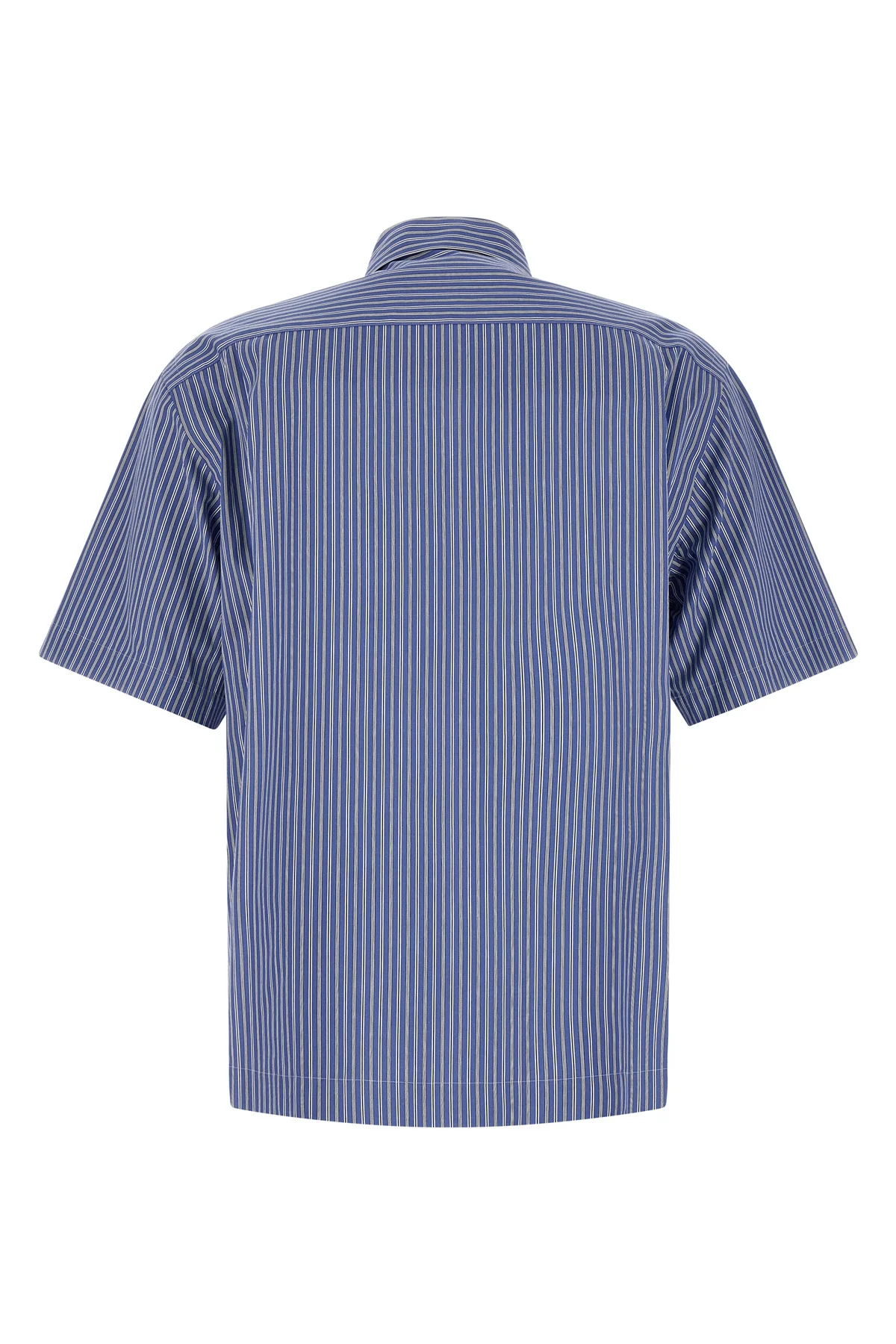 striped cotton poplin shirt